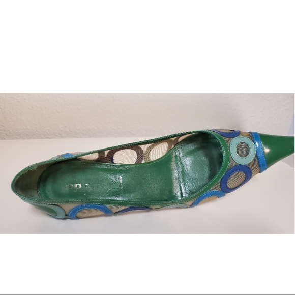 Vintage Prada Mesh Pointed Kitten Heels - Picture 4 of 8